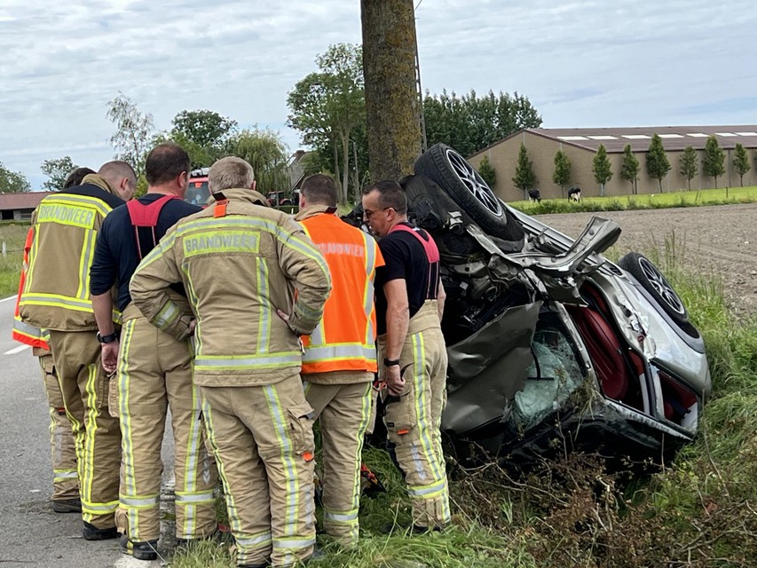 De brandweer moest Dylan bevrijden.