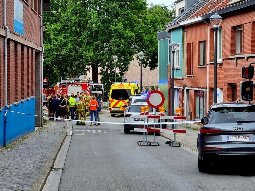 De plaats van het ongeval werd afgesloten om de hulpdiensten hun werk te kunnen laten doen.