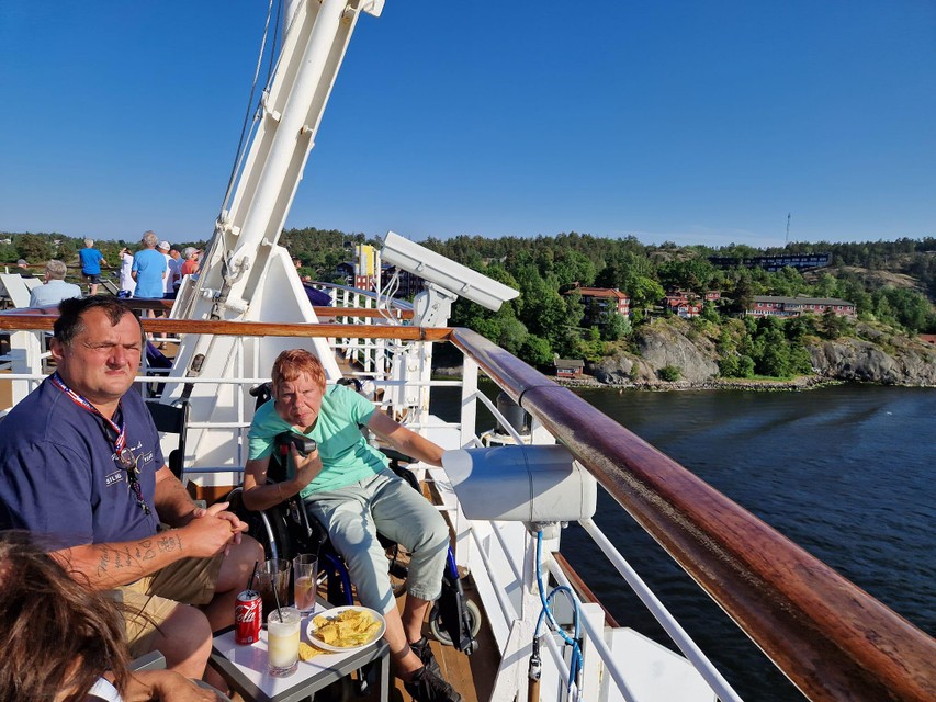 Patrick en Chris maakten nog een laatste droomreis op een cruiseschip.