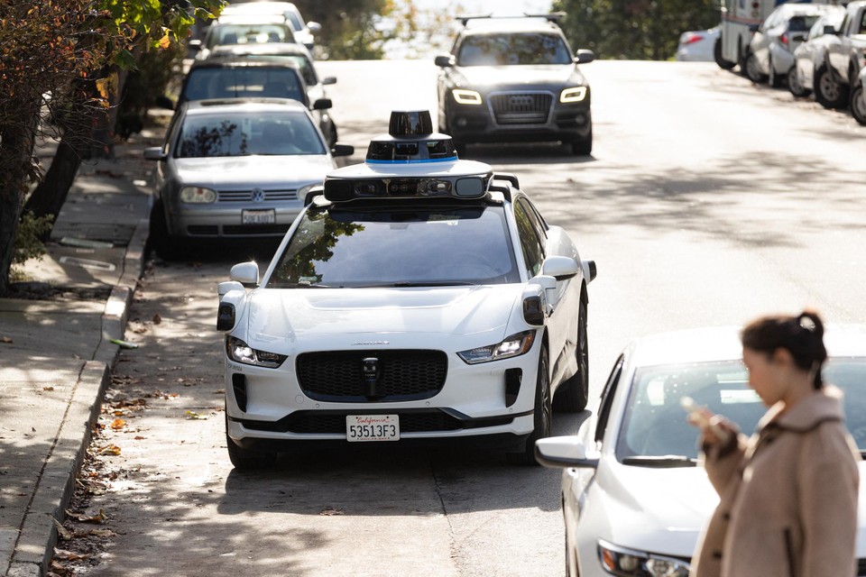 In San Francisco rijden taxi’s van Waymo zonder menselijke bestuurder rond in een deel van de stad.