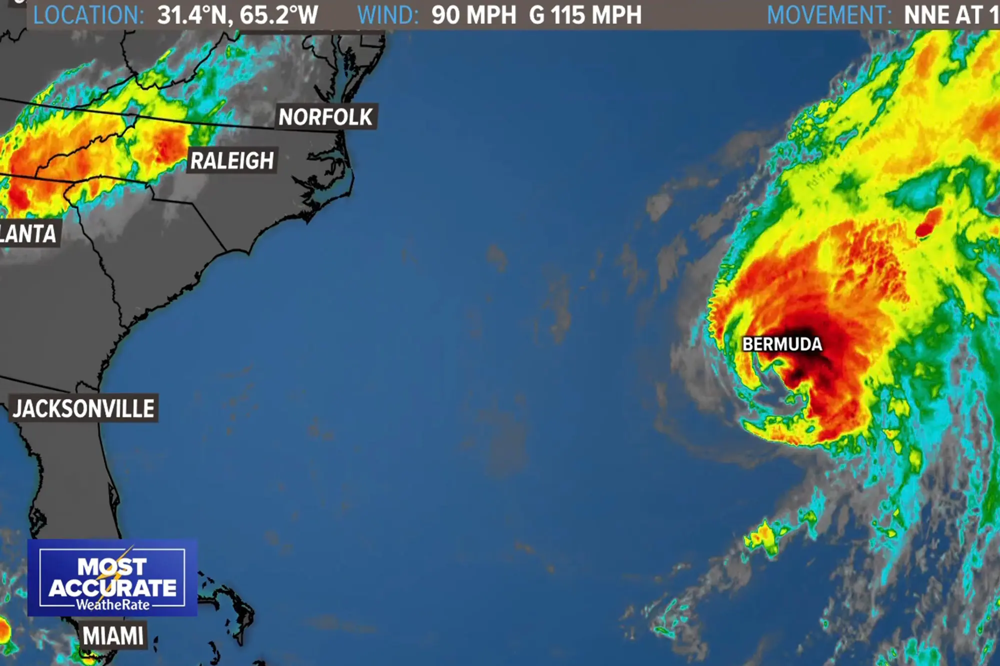 Wild video shows moment collapsed house is swept out to sea as Hurricane Ernesto nears North Carolina