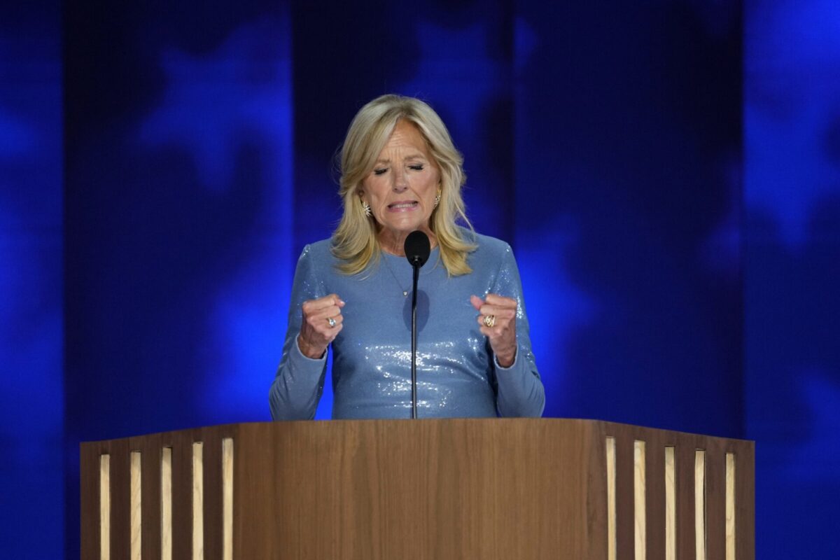 Jill Biden's face betrays her words about Joe's ousting at the 2024 DNC