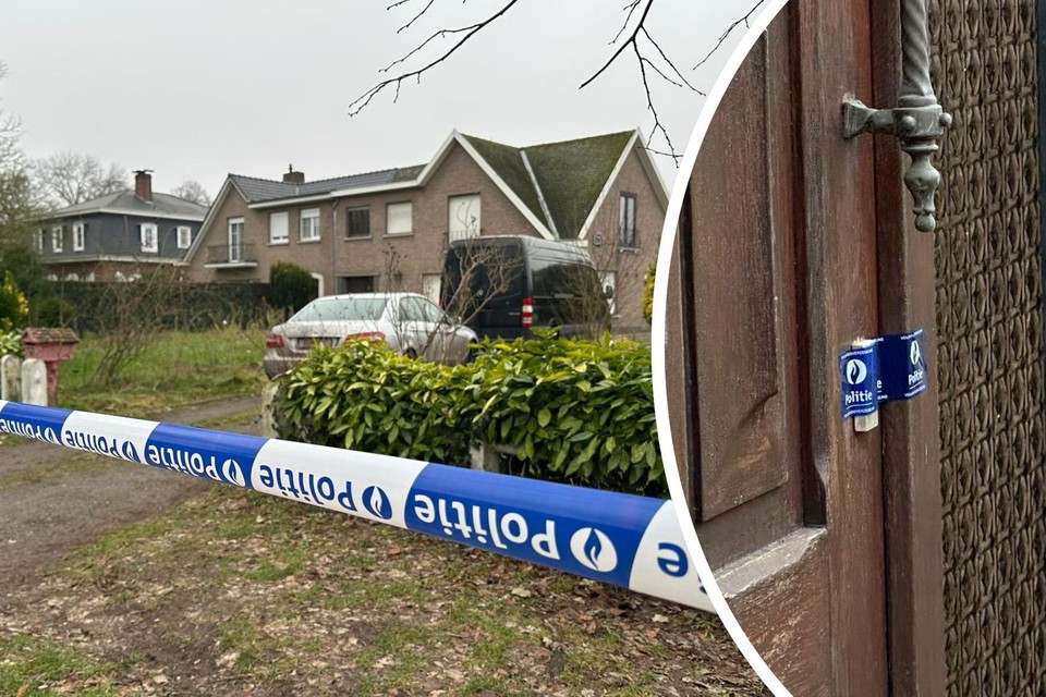 De omgeving rond de woning werd afgezet. Het huis is verzegeld.