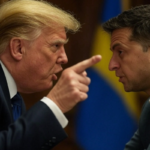 Explosieve clash: Trump valt Zelensky aan over verdwenen miljarden en oorlog.