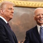 Donald Trump noemt gratieverleningen van Joe Biden aan “politiek tuig” ongeldig.