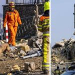 Geen slachtoffers gevonden onder het puin van ingestorte Wilhelminatoren in Valkenburg na alarm van speurhonden.