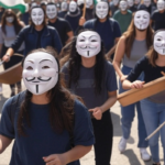 Pro-Israëlische lezing Radboud brutaal verstoord: Docent gemaskerd.